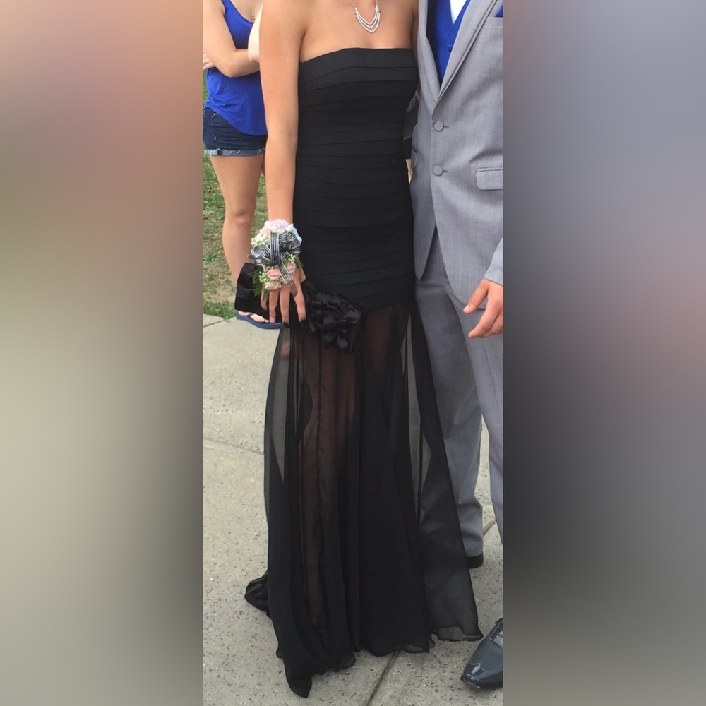 Black SHERRI HILL Prom Dress/ Wedding Guest Dress/ Formal Dress